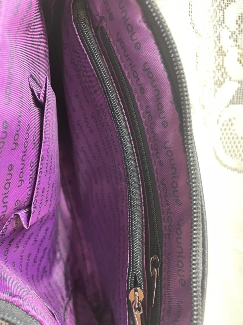Younique Black Studded  Wristlet Crossbody